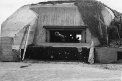 gun at beach in Utah France. Aug 1944