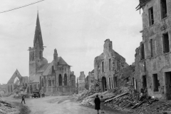 war torn french town. Sept 1944