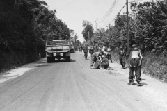 German prisoners at work on road in France. Sept 1944