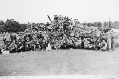 pilots and support people of 36 fighter group. Europe 1944