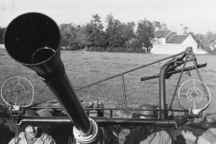 gun points to the sky. France 1944