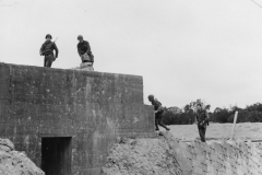 as we attacked a German strong point on the cherbourg Penn. July 1944