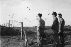 balloons on beach. Aug 1944