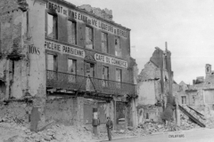 battle damage in famous monteburg. July 1944