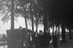 leaving Paris on the highway. Oct 1944