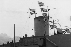 signal flag on our cross channel ship.