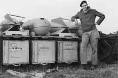 German bombs. Le mars. Sept 1944.