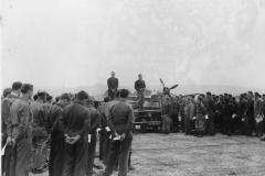 memorial service for president Franklin Roosevelt. April 15 1945. Germ