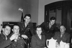 officers anniv party for 36 FG. Kassel Germany. may 1945. Maj smith an