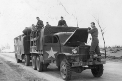 deeper into Nazi land. April 1945. Germany.