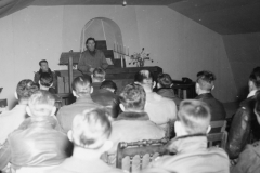 general speaks at chapel dedication