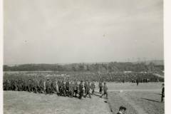 65000 german prisoners in a field near our coblence base. april 1945. NEW04