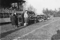 football game at 29th tac Maastricht Holland. DEC 1944