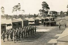 formation in front of huts. VEN40